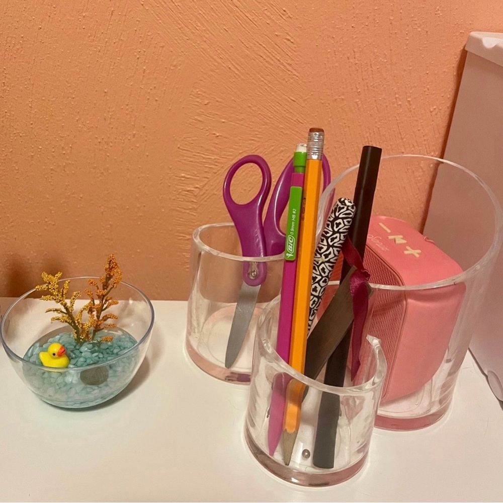 Handmade Minature Resin Duck Pond with Fall Trees